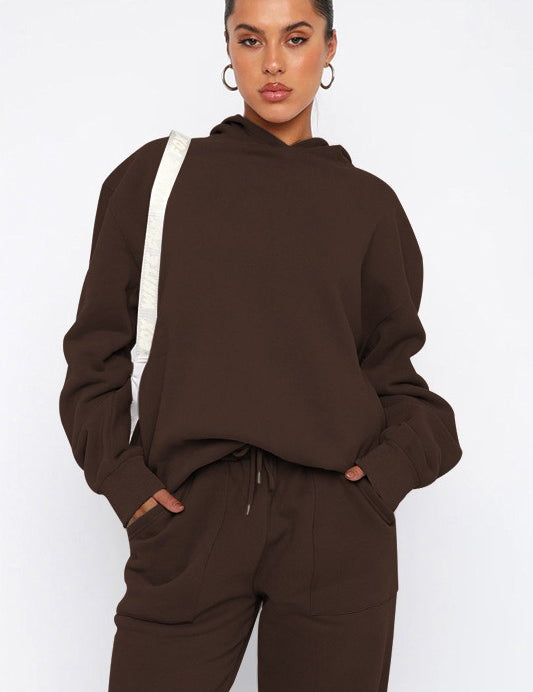 Women's Casual Hoodie and Pant Set