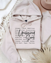 Unisex Graphic Hoodie with Inspirational Words