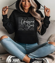 Unisex Graphic Hoodie with Inspirational Words
