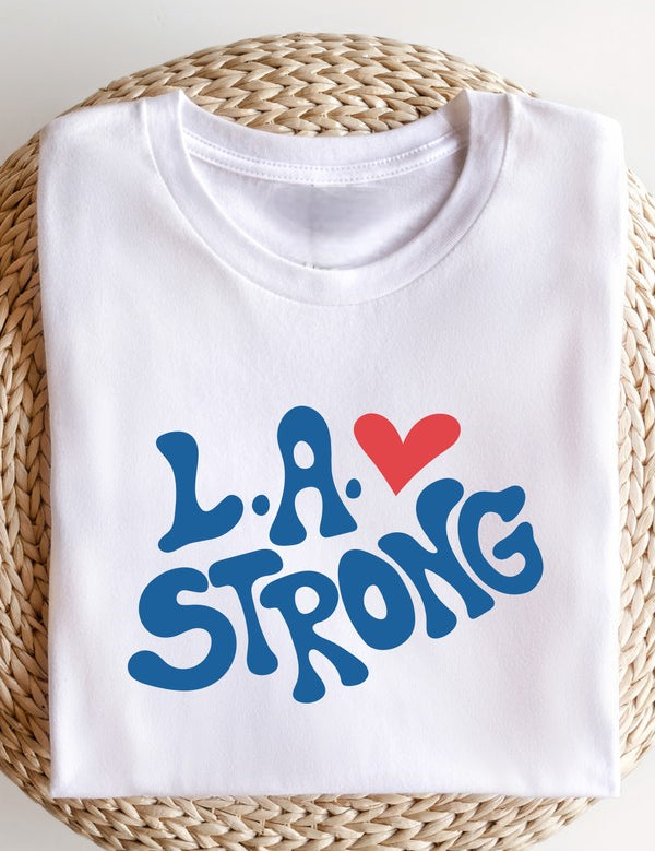 Unisex Softstyle Cotton Tee for LA Strong Enthusiasts