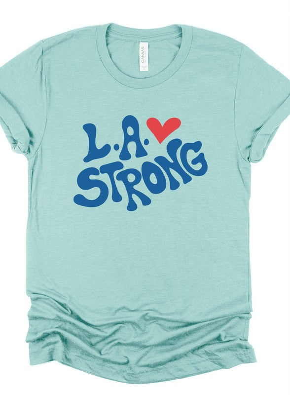 Unisex Softstyle Cotton Tee for LA Strong Enthusiasts