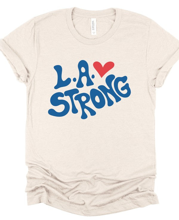 Unisex Softstyle Cotton Tee for LA Strong Enthusiasts