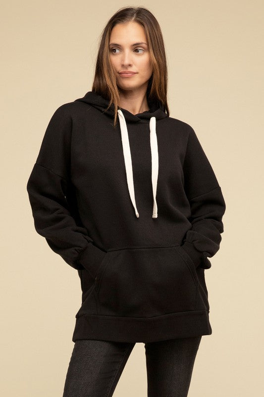 Women's Oversized Longline Hoodie Sweatshirt