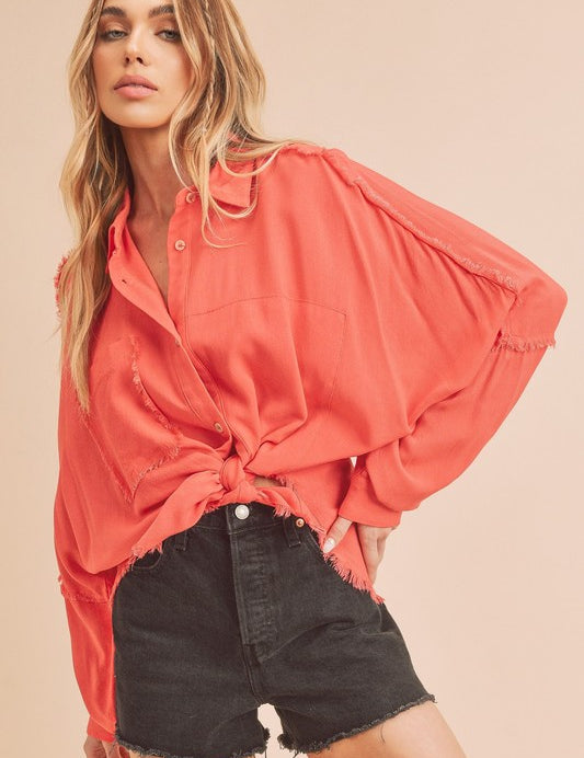 Women's Oversized Buttondown Shirt