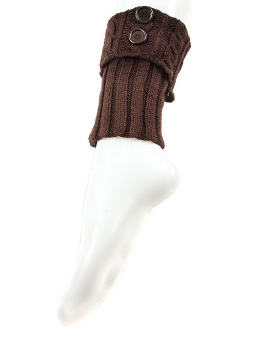 Women's Casual Button Knitted Winter Leg Warmers