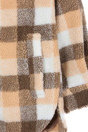 Women's Plaid Sherpa Jacket