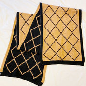 Women's Reversible Diamond Knit Scarf