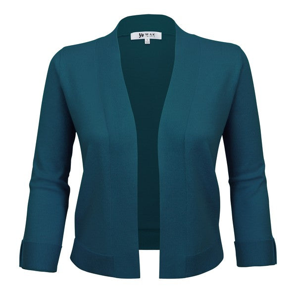 Women's Cropped Bolero Shrug Cardigan