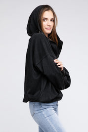 Women's Oversized Stitch Detail Hoodie