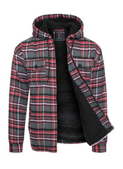 Men's Flannel Sherpa Lining Jacket