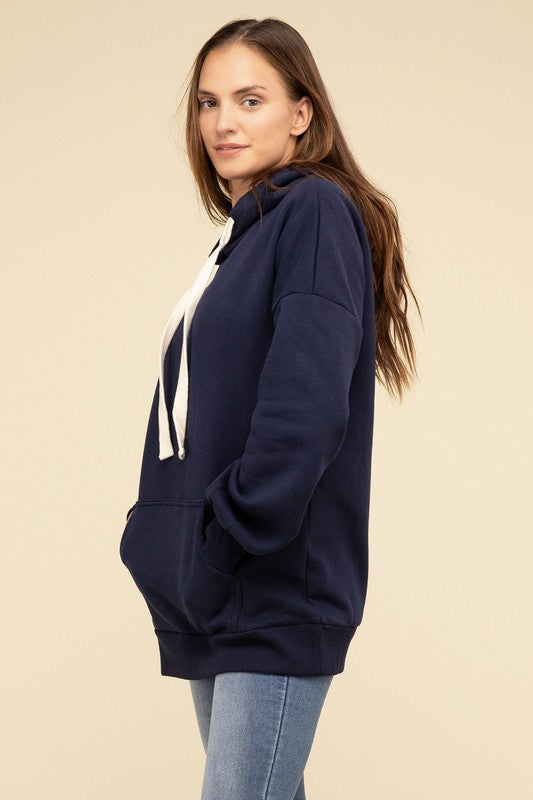 Women's Oversized Longline Hoodie Sweatshirt