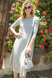 Women's Swing Casual Midi Dress