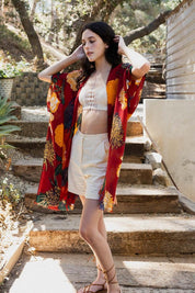 Women's Floral Casual Kimono