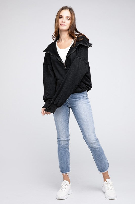 Women's Oversized Stitch Detail Hoodie