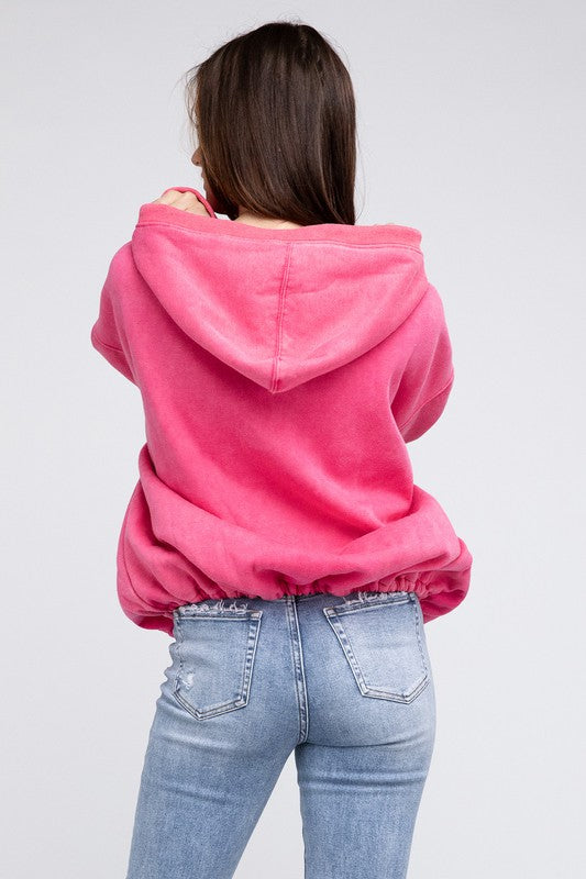 Women's Oversized Stitch Detail Hoodie