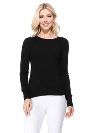 Women's Casual Long Sleeve Viscose Knit Top