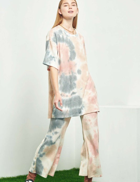 Women's Oversized Tie Dye Lounge Set