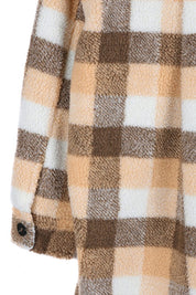 Women's Plaid Sherpa Jacket