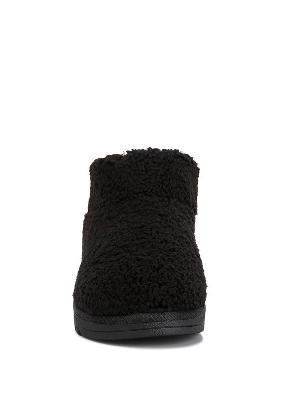 Women's Cozy Fleece Slip-On Winter Boots