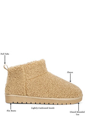 Women's Cozy Fleece Slip-On Winter Boots