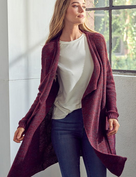 CHUNKY SWEATER KNIT CARDIGAN