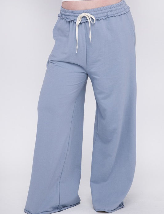 Women's Plus Relaxed Fit French Terry Drawstring Pants