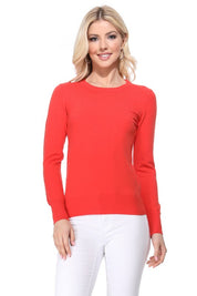 Women's Casual Long Sleeve Viscose Knit Top