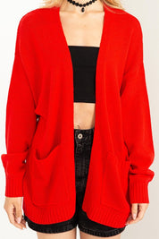 Women's Oversized Open Front Cardigan Sweater