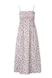 Women's Floral Print Smocked Cami Maxi Dress