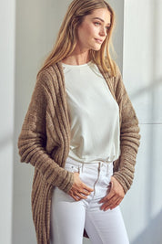 Women's Loose Fit Chunky Knit Cardigan