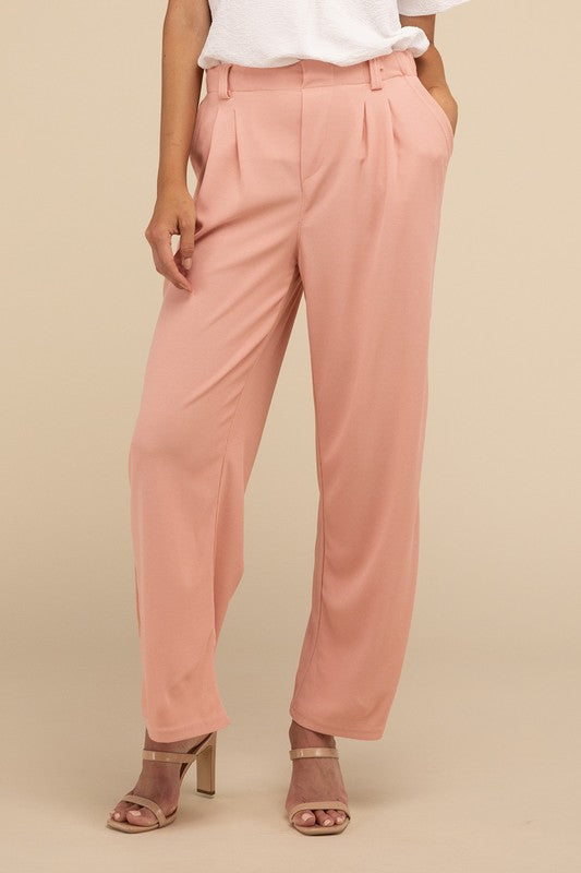 Women's Relaxed Waffle Trouser Pants