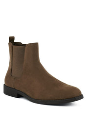 Men's Micro Suede Chelsea Boots for Casual Style