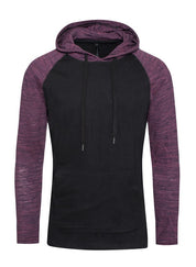 Unisex Lightweight Raglan Hoodie with Contrasting Sleeves