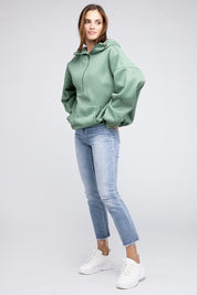 Women's Oversized Stitch Detail Hoodie