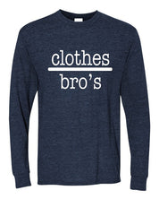 Unisex Graphic Long Sleeve Tee - "Clothes Over Bros"