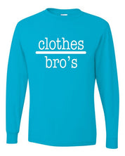 Unisex Graphic Long Sleeve Tee - "Clothes Over Bros"