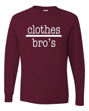 Unisex Graphic Long Sleeve Tee - "Clothes Over Bros"