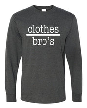 Unisex Graphic Long Sleeve Tee - "Clothes Over Bros"