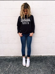 Unisex Graphic Long Sleeve Tee - "Clothes Over Bros"