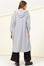 Essential Bliss French Terry Hooded Coat