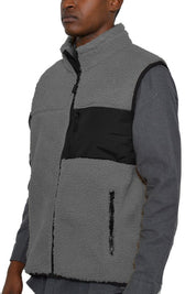 Women's Padded Sherpa Fleece Vest