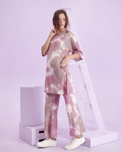 Women's Oversized Tie Dye Lounge Set