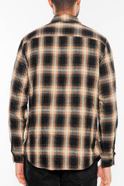 FULL PLAID CHECKERED FLANNEL LONG SLEEVE