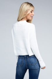 Women's Relaxed Fit Mock Neck Pullover