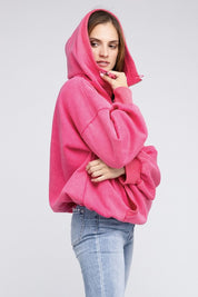 Women's Oversized Stitch Detail Hoodie