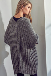 Women's Loose Fit Chunky Knit Cardigan