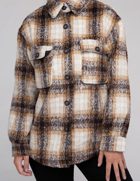 Cozy Plaid Flannel Shacket