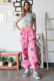 Women's High Waist Fleece Jogger Pants with Pockets