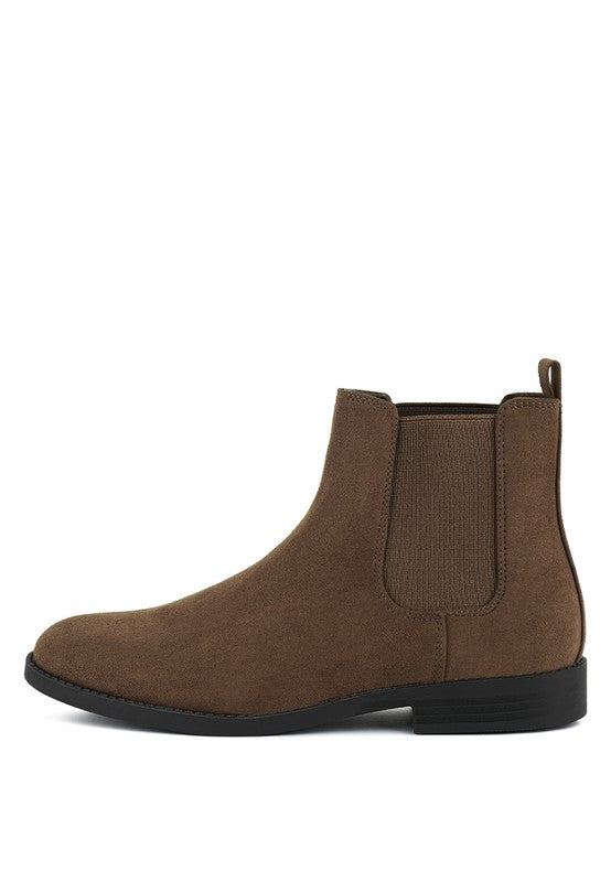 Men's Micro Suede Chelsea Boots for Casual Style