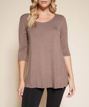 Women's Bamboo Elbow Sleeve Tunic